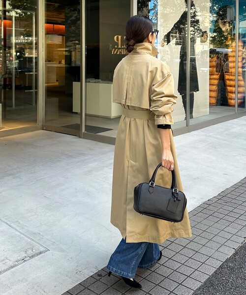 fredy emue 袖ボリュームトレンチコート38 フレディーエミュ fredy