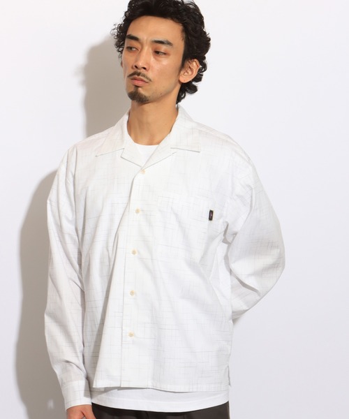 ROTAR（ローター） シャツ Sparkling Open Collar Shirt メンズ
