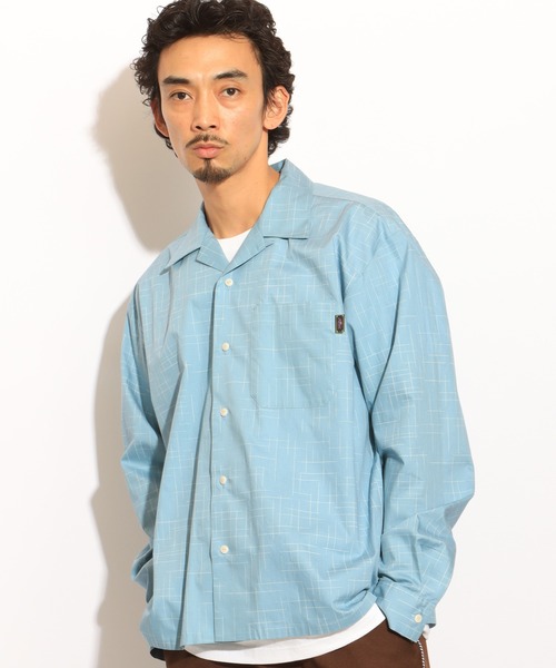 ROTAR（ローター） シャツ Sparkling Open Collar Shirt メンズ