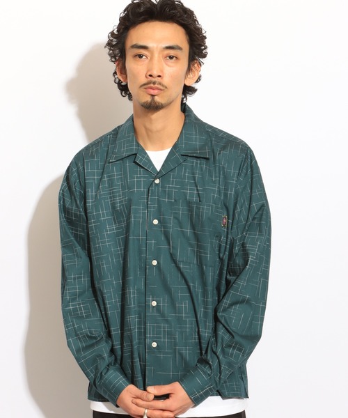 ROTAR（ローター） シャツ Sparkling Open Collar Shirt メンズ
