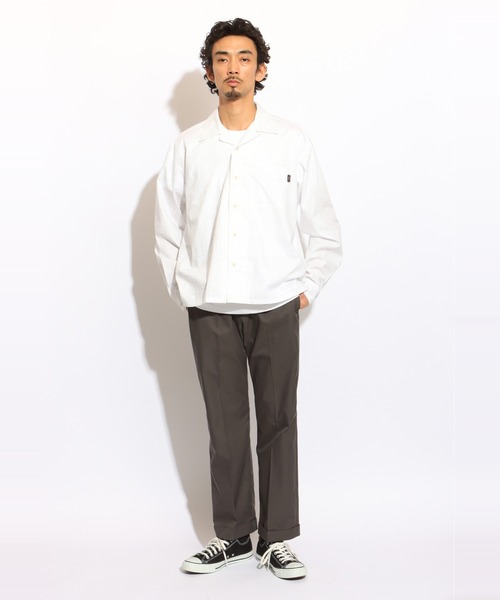 ROTAR（ローター） シャツ Sparkling Open Collar Shirt メンズ