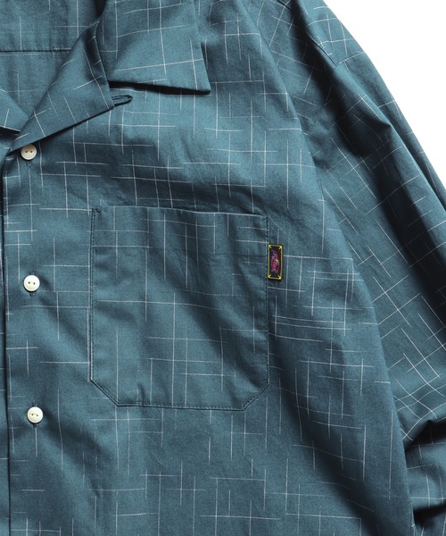 ROTAR（ローター） シャツ Sparkling Open Collar Shirt メンズ