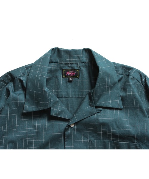 ROTAR（ローター） シャツ Sparkling Open Collar Shirt メンズ