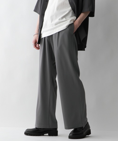 「RAGEBLUE」 スラックス LARGE ライトグレー メンズ_画像5