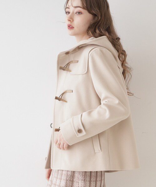 「couture brooch」 ダッフルコート 42 ライトベージュ レディース_画像7