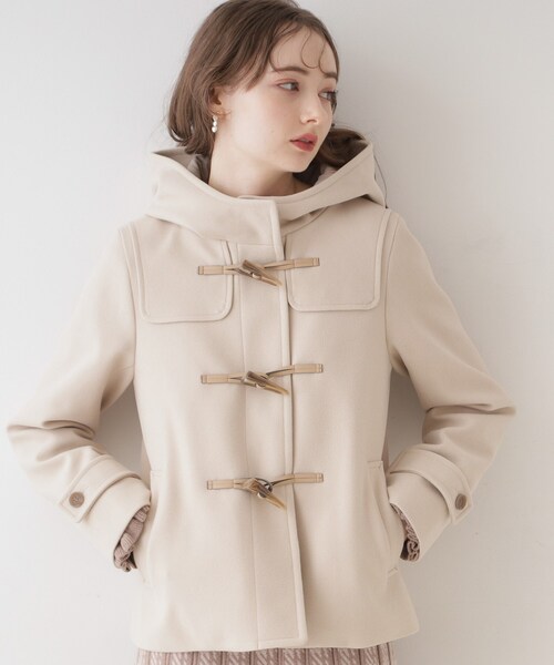 「couture brooch」 ダッフルコート 42 ライトベージュ レディース_画像9