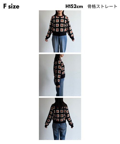 「CPCM」 カーディガン FREE ブラック レディース_画像2