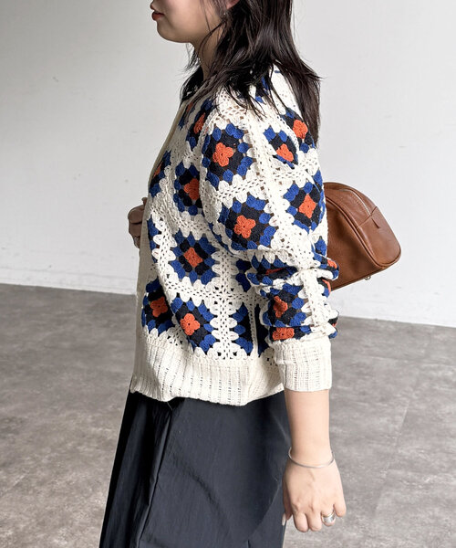 「CPCM」 カーディガン FREE ブラック レディース_画像6