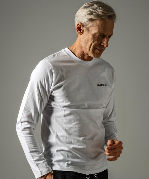 「1piu1uguale3 RELAX」 長袖Tシャツ MEDIUM ホワイト メンズ_画像8