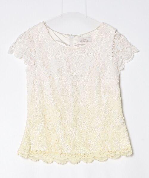 Rady（レディ） レース半袖ブラウス S イエロー レディース : ZOZOTOWN 