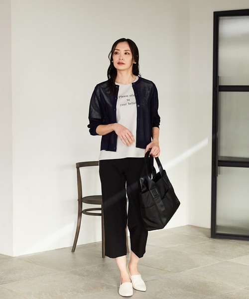 「A/C DESIGN BY ALPHA CUBIC」 トートバッグ フリー ブラック レディース_画像7