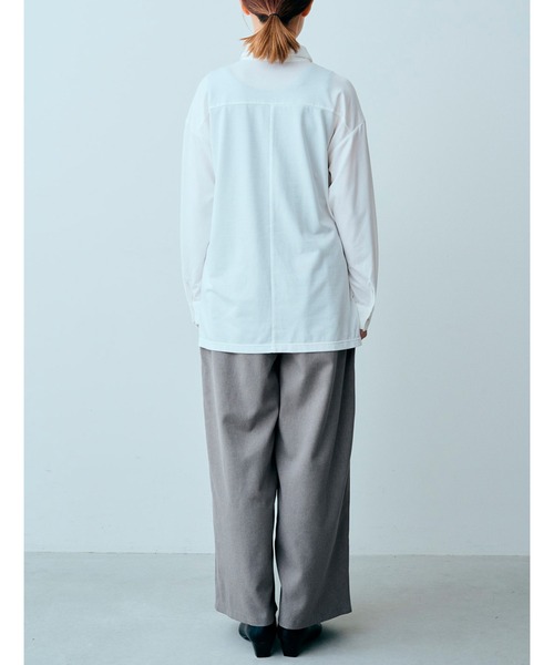 「IEDIT」 パンツ MEDIUM グレー レディース_画像5