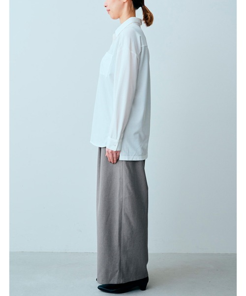 「IEDIT」 パンツ MEDIUM グレー レディース_画像6