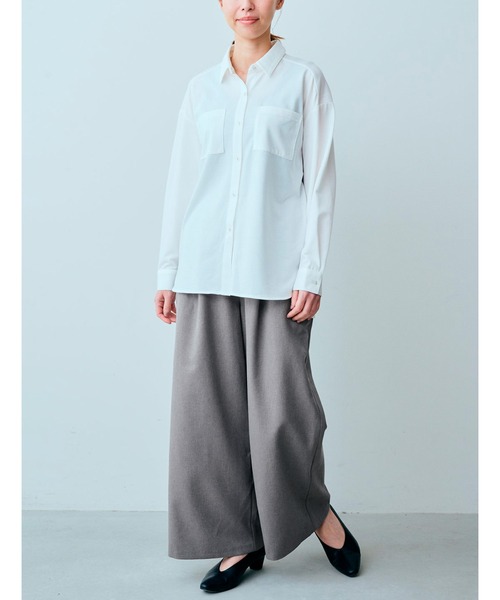 「IEDIT」 パンツ MEDIUM グレー レディース_画像8