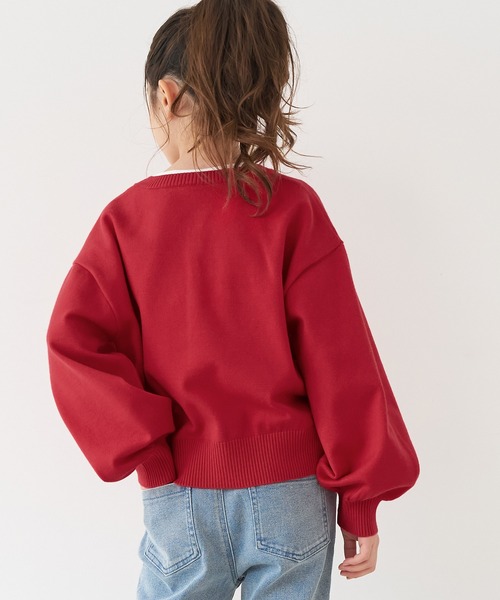 coca（コカ） カーディガン キッズ ハートボタンカーディガン キッズ