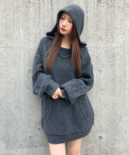 3.3 FIELD TRIP ニット セーター 3.3 Field Trip／フードニット