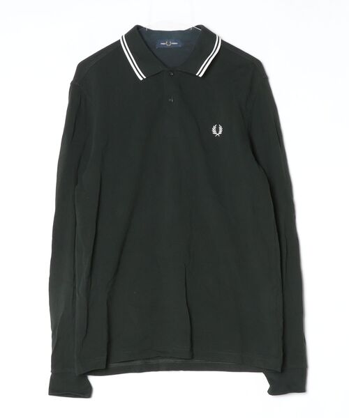 FRED PERRY（フレッドペリー） 長袖ポロシャツ L ダークグリーン