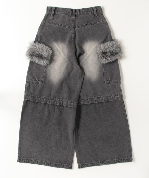 「MandO（Auntie Rosa）」 デニムパンツ MEDIUM ブラック メンズ_画像3