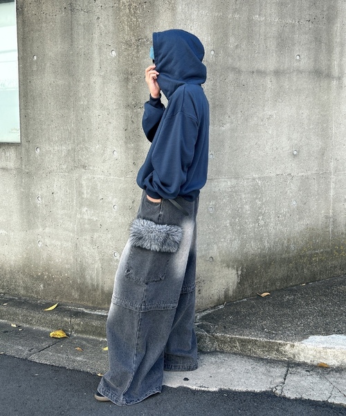 「MandO（Auntie Rosa）」 デニムパンツ MEDIUM ブラック メンズ_画像6