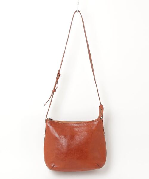 ゲンテンgenten 鹿革ショルダーバッグ genten（ゲンテン） ショルダーバッグ - ブラウン レディース