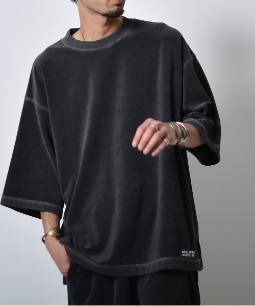 DOUBLE STEAL（ダブルスティール） tシャツ DSピグメントパイル