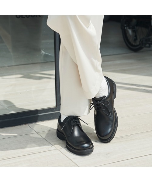 「texcy luxe」 シューズ 24.5cm ブラック メンズ_画像8