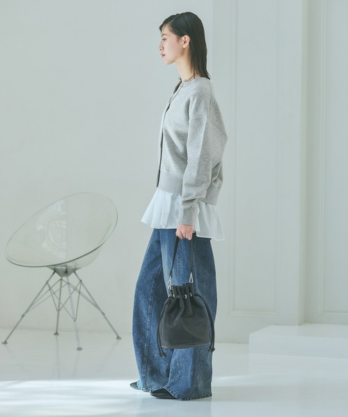 LAKOLE（ラコレ） ショルダーバッグ バッグ 2WAYバケツ巾着バッグ