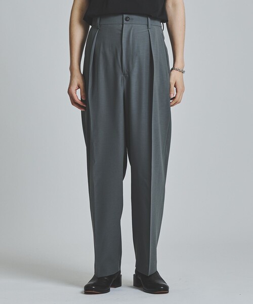 「CITY」 スラックス 2 ダークグレー メンズ_画像2