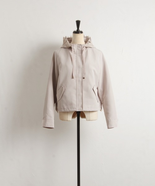 「tocco closet」 ブルゾン M グレイッシュベージュ レディース_画像3