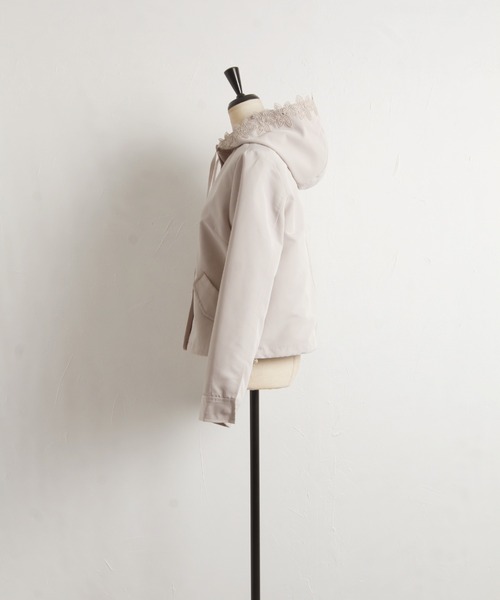 「tocco closet」 ブルゾン M グレイッシュベージュ レディース_画像4