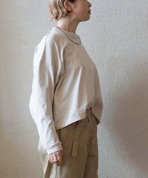 「JOURNAL STANDARD LUXE」 長袖カットソー FREE ベージュ レディース_画像2