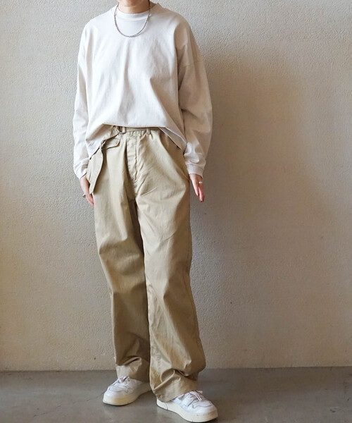 「JOURNAL STANDARD LUXE」 長袖カットソー FREE ベージュ レディース_画像8