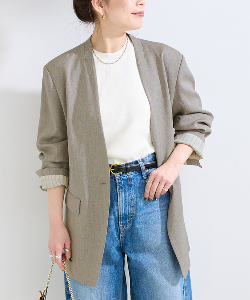 B.C STOCK（ベーセーストック） ジャケット ノーカラージャケット