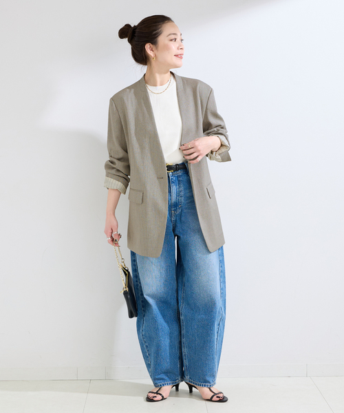 B.C STOCK（ベーセーストック） ジャケット ノーカラージャケット