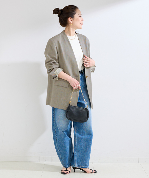 B.C STOCK（ベーセーストック） ジャケット ノーカラージャケット