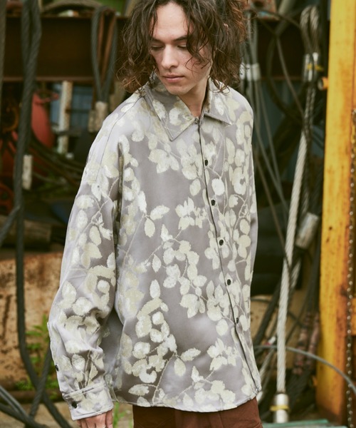 「Casper John」 長袖シャツ SMALL ネイビー メンズ_画像8