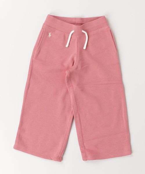 ワイドパンツ パンツ フレンチ テリー ワイドレッグ スウェットパンツ キッズ 子供服 女の子の画像
