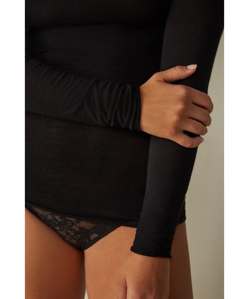 「Intimissimi」 長袖カットソー M ナチュラル レディース_画像5