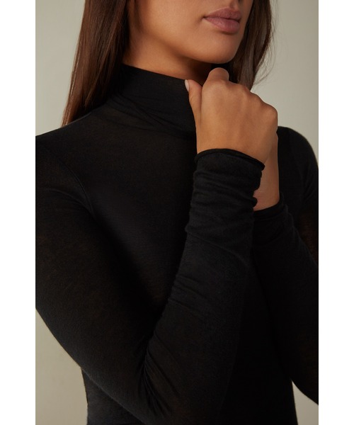 「Intimissimi」 長袖カットソー M ナチュラル レディース_画像6