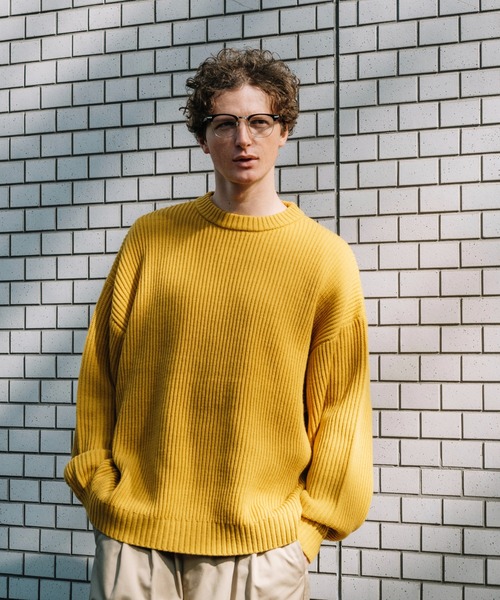 「FREAK'S STORE」 長袖ニット SMALL ブラック メンズ_画像3