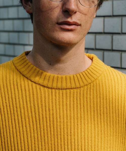 「FREAK'S STORE」 長袖ニット SMALL ブラック メンズ_画像4