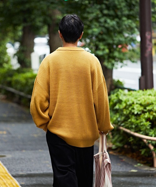 「FREAK'S STORE」 長袖ニット SMALL ブラック メンズ_画像9