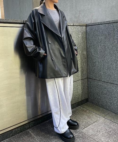 「AIC.」 スウェットパンツ FREE チャコールグレー レディース_画像5