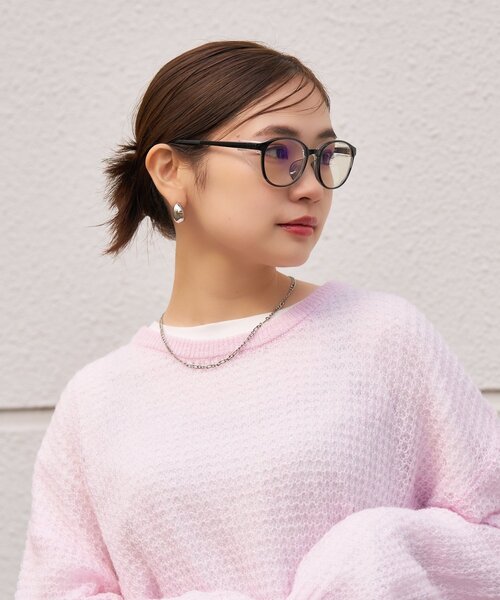 Zoff（ゾフ） 伊達メガネ メガネ 眼鏡 レディース メンズ : ZOZOTOWN