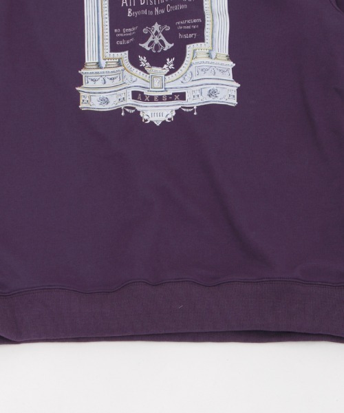 「AXES-X」 スウェットカットソー LARGE ブラック メンズ_画像8