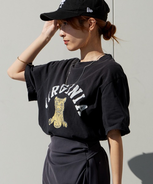 REMI RELIEF レミレリーフ バンダナTシャツ　クルーネック ブラック REMI RELIEF（レミ レリーフ） tシャツ NEW SP加工20/-天竺レギュラーT