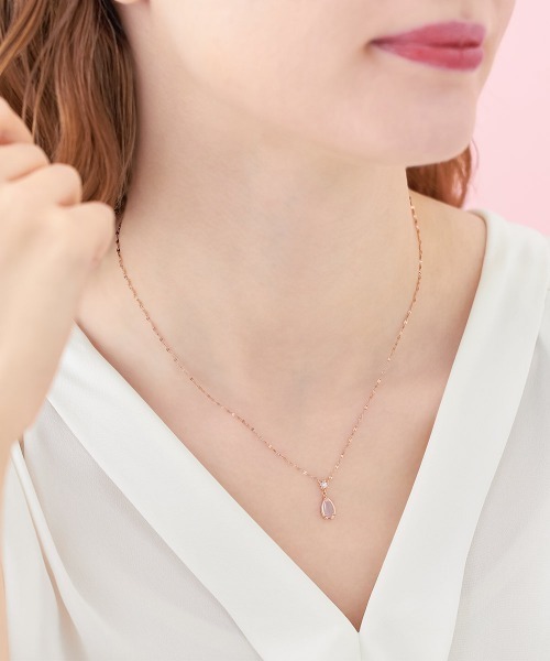 ネックレス 「SAKURA Collction」シルバー ネックレス 2本セット レディースの画像