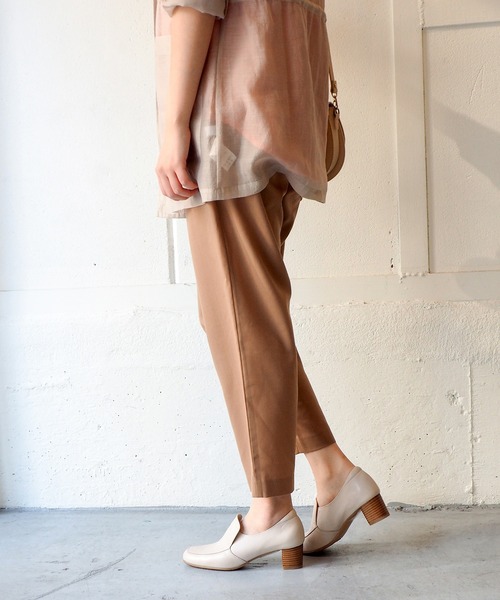 「cava cava」 パンプス 24.0cm グレイッシュベージュ レディース_画像8