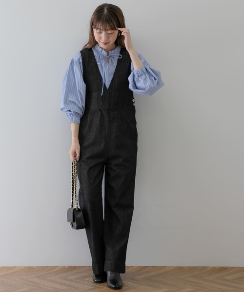 「URBAN RESEARCH Sonny Label」 オーバーオール 38 インディゴブルー レディース_画像3