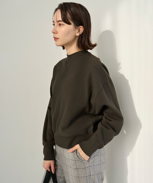 「UNFILO」 スウェットカットソー MEDIUM パープル レディース_画像6